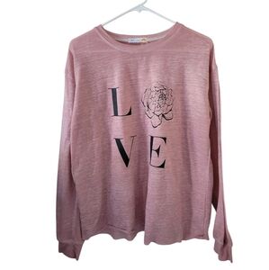C & C California Love Pink Long Sleeve Pullover